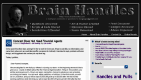 What Brainhandles.com website looked like in 2014 (10 years ago)