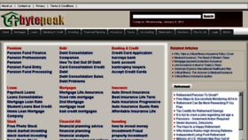 What Bytepeak.com website looked like in 2014 (10 years ago)