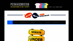 What Bukharimalek.my website looked like in 2014 (10 years ago)