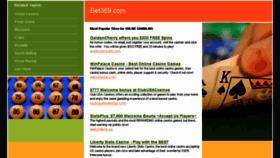 What Bet369.com website looked like in 2014 (10 years ago)