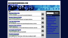 What Bookmarkindexing.com website looked like in 2014 (10 years ago)
