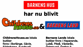 What Barnenshus.se website looked like in 2014 (10 years ago)