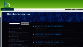 What Bienbacano.com website looked like in 2014 (10 years ago)