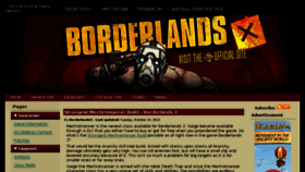 What Borderlandsx.com website looked like in 2014 (10 years ago)