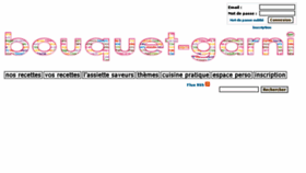 What Bouquet-garni.net website looked like in 2014 (10 years ago)