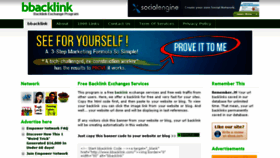 What Bbacklink.com website looked like in 2014 (10 years ago)