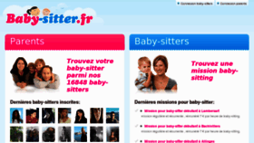 What Baby-sitter.fr website looked like in 2014 (10 years ago)