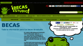 What Becas-estudio.es website looked like in 2014 (10 years ago)