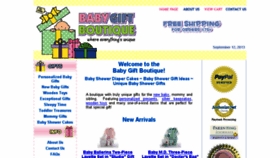 What Babygiftboutique.com website looked like in 2014 (10 years ago)