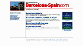 What Barcelona-spain.com website looked like in 2014 (10 years ago)