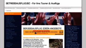 What Betriebsausflug.biz website looked like in 2014 (10 years ago)