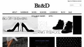 What Beandd.com website looked like in 2014 (10 years ago)