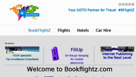 What Bookflightz.com website looked like in 2014 (10 years ago)
