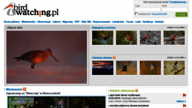 What Birdwatching.pl website looked like in 2014 (10 years ago)