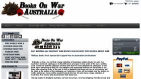 What Booksonwaraustralia.com website looked like in 2014 (10 years ago)