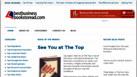 What Bestbusinessbookstoread.com website looked like in 2014 (11 years ago)