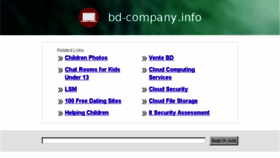 What Bd-company.info website looked like in 2014 (10 years ago)