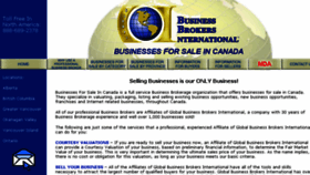 What Businessesforsaleincanada.com website looked like in 2014 (10 years ago)