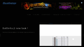 What Battle4sc2.com website looked like in 2014 (10 years ago)
