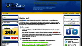 What Bitzone.es website looked like in 2014 (10 years ago)