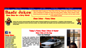 What Basicjokes.com website looked like in 2014 (10 years ago)
