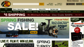 What Bassproshop.com website looked like in 2014 (10 years ago)