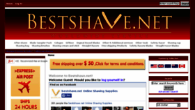 What Bestshave.net website looked like in 2014 (10 years ago)