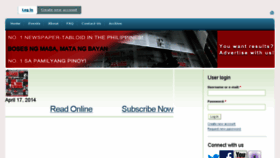 What Bulgar.com.ph website looked like in 2014 (10 years ago)
