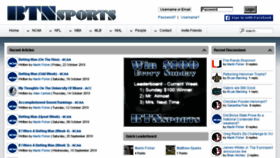 What Btnsports.com website looked like in 2014 (10 years ago)