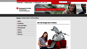 What Ba-auslandsvermittlung.de website looked like in 2014 (10 years ago)