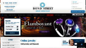 What Bond-street.com website looked like in 2014 (10 years ago)