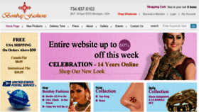 What Bombayfashions.com website looked like in 2014 (10 years ago)