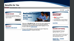 What Benefitsforyou.com website looked like in 2014 (10 years ago)