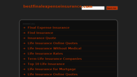 What Bestfinalexpenseinsurance.com website looked like in 2014 (10 years ago)
