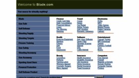 What Blade.com website looked like in 2014 (10 years ago)