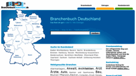 What Branchenbuchdeutschland.de website looked like in 2014 (10 years ago)