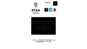 What Byam.fr website looked like in 2014 (10 years ago)