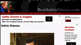 What Bestsafetyglasses.com website looked like in 2014 (10 years ago)
