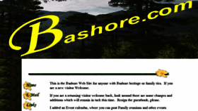 What Bashore.com website looked like in 2014 (10 years ago)