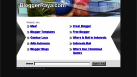 What Bloggerraya.com website looked like in 2014 (9 years ago)