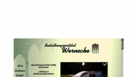 What Bestattungsinstitut-wernecke.de website looked like in 2014 (10 years ago)