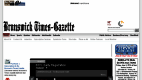 What Brunswicktimes-gazette.com website looked like in 2014 (9 years ago)