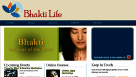 What Bhaktilife.org website looked like in 2014 (10 years ago)