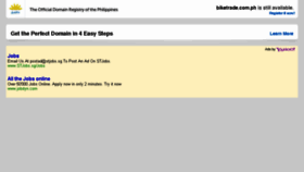 What Biketrade.com.ph website looked like in 2014 (9 years ago)