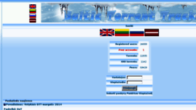 What Baltracker.net website looked like in 2014 (9 years ago)
