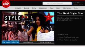 What Blip.tv website looked like in 2014 (11 years ago)
