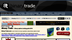What Binary-trade.com website looked like in 2014 (9 years ago)
