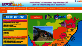 What Bazbus.co.za website looked like in 2014 (9 years ago)