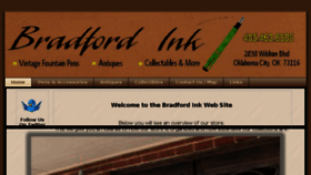 What Bradfordinkokc.com website looked like in 2014 (9 years ago)