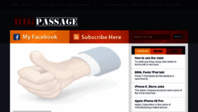 What Bigpassage.com website looked like in 2014 (9 years ago)